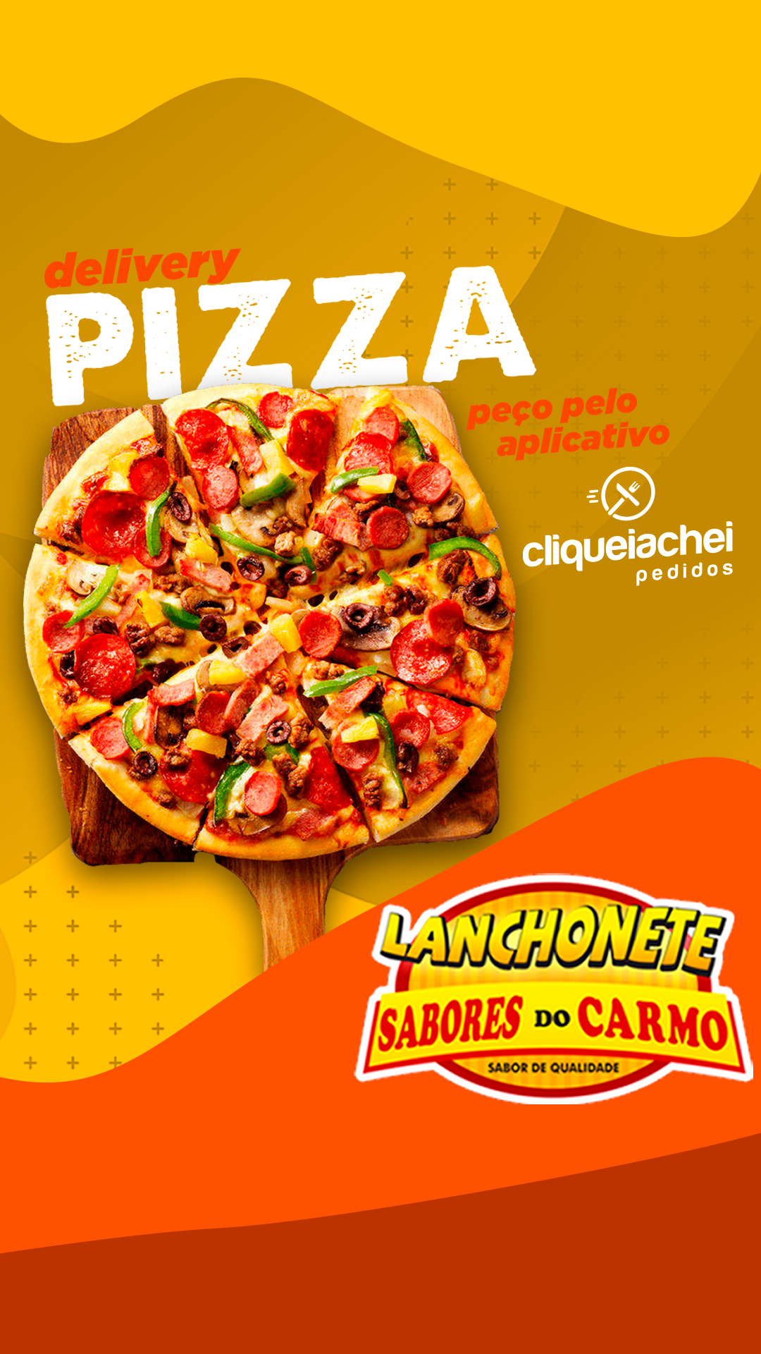Peça já uma deliciosa pizza!