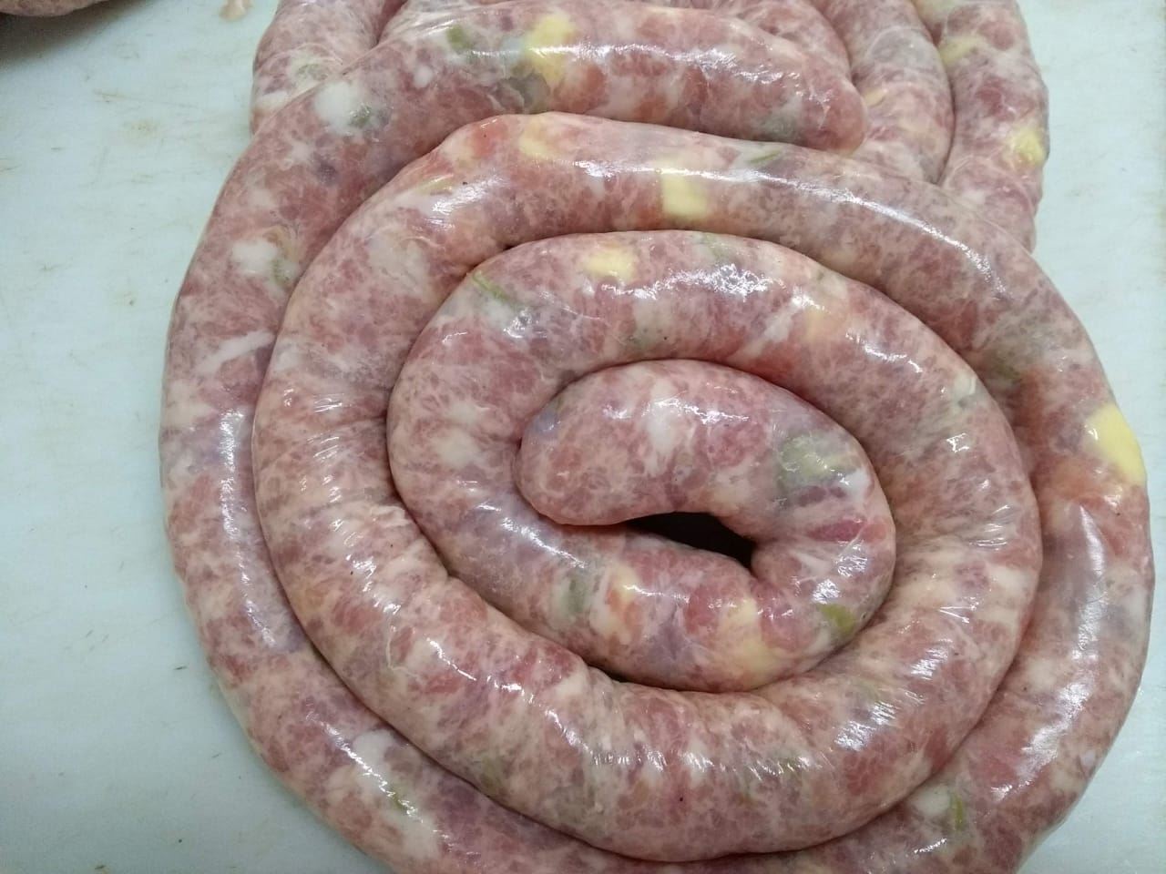 Linguiça com jiló