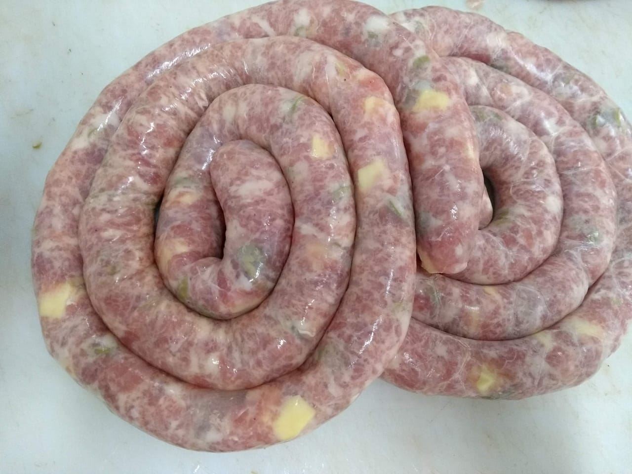 Linguiça Gourmet de Pernil com Queijo