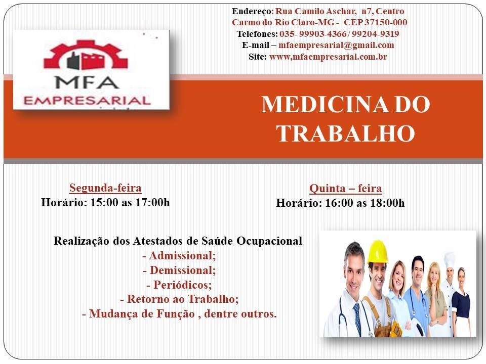 Mfa Empresarial - Soluções Empresariais, Segurança e Medicina do Trabalho