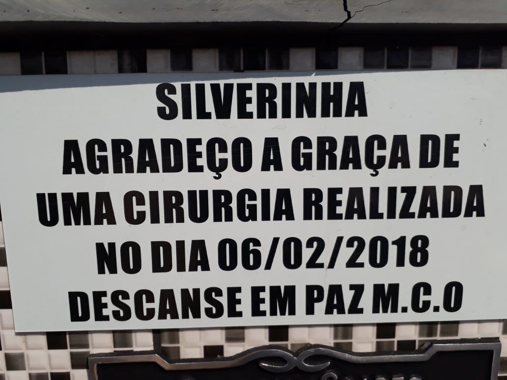 Túmulo Silverinha – “Santa”
