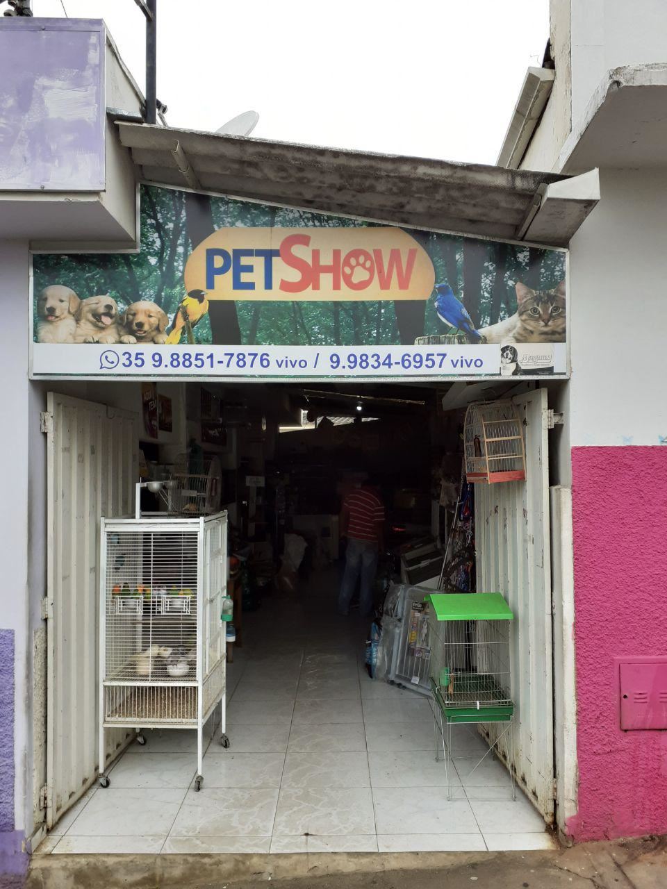 Petshow Pet Shop, Carmo do Rio Claro, MG Cliquei Achei
