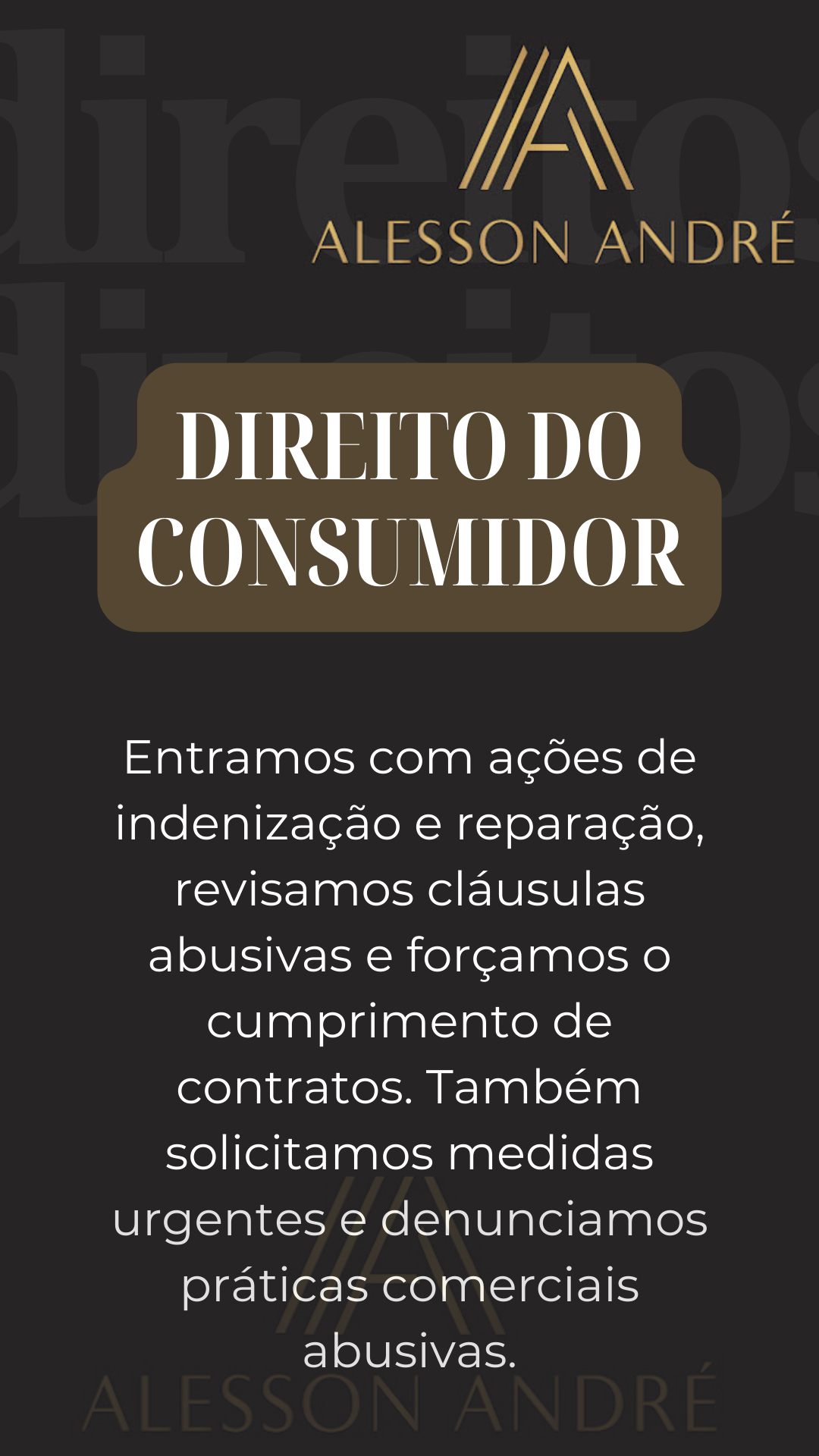 Alesson André -  Advogado Trabalhista e do Direito do Consumidor