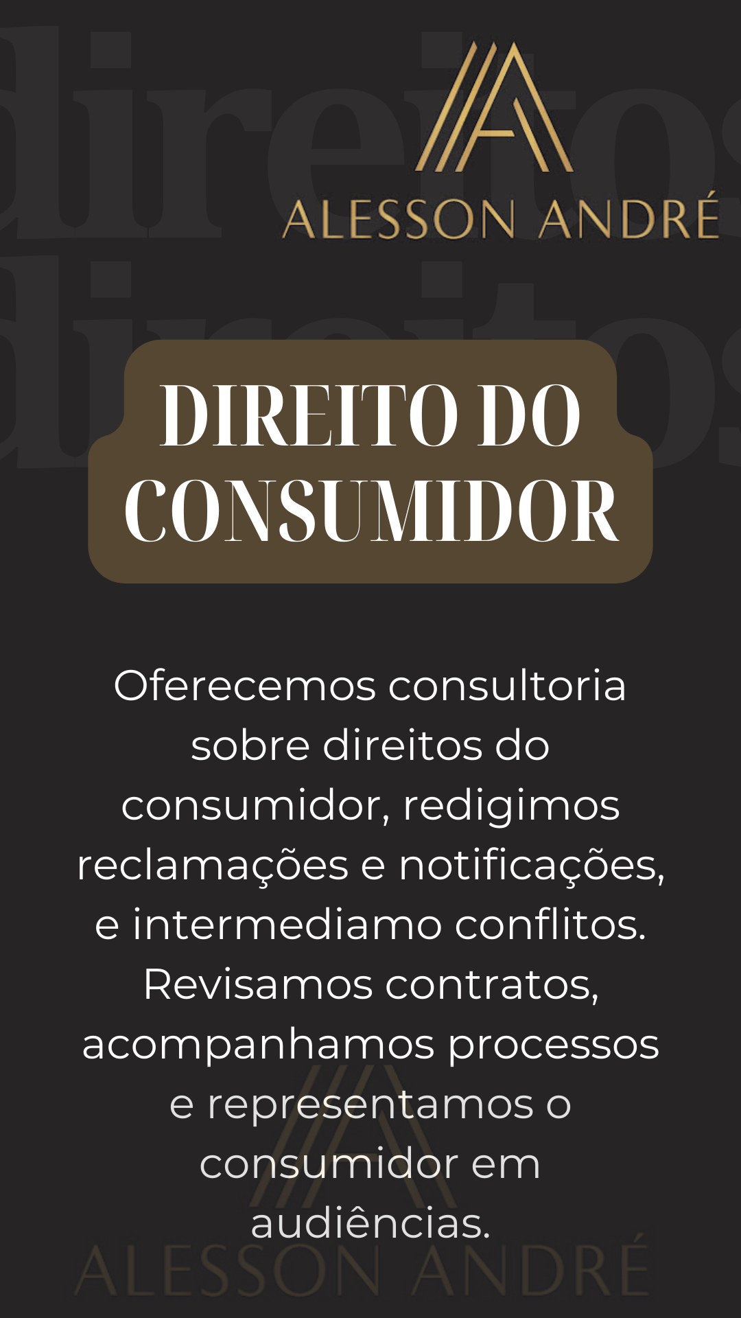 Alesson André -  Advogado Trabalhista e do Direito do Consumidor