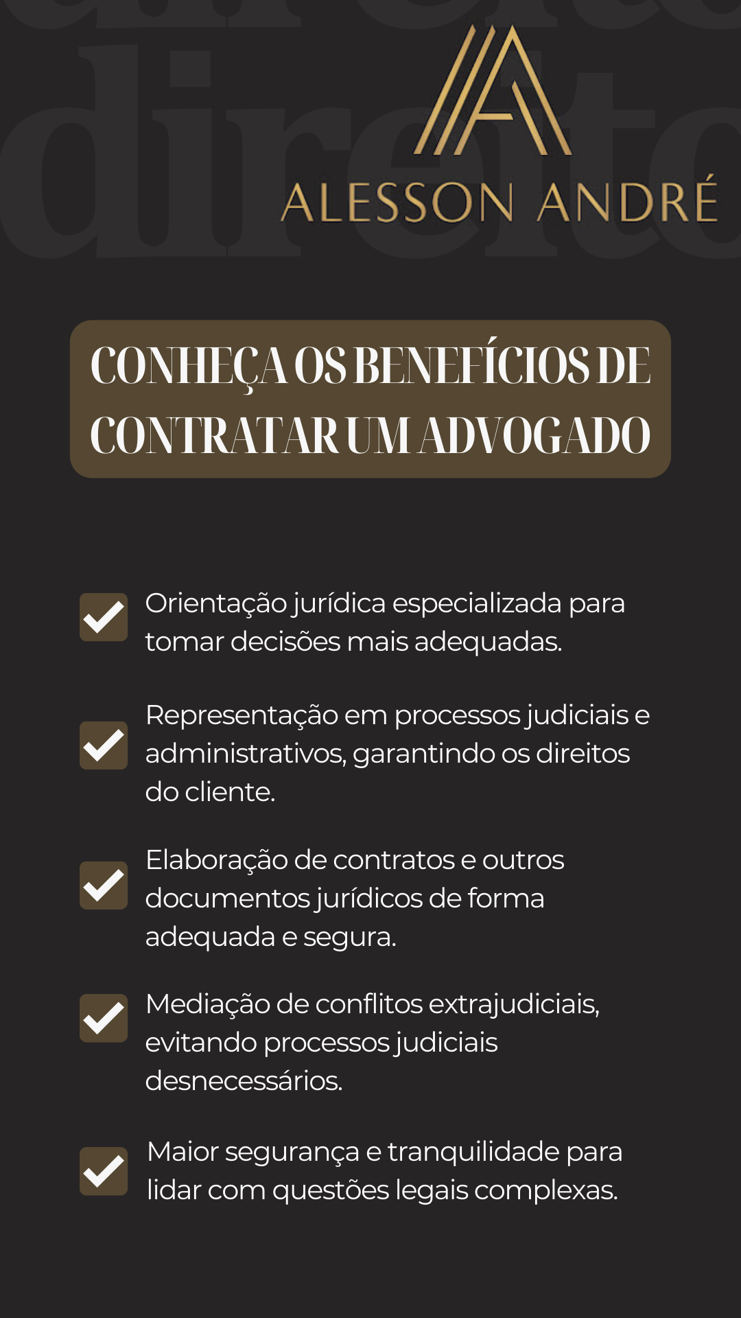 Alesson André -  Advogado Trabalhista e do Direito do Consumidor