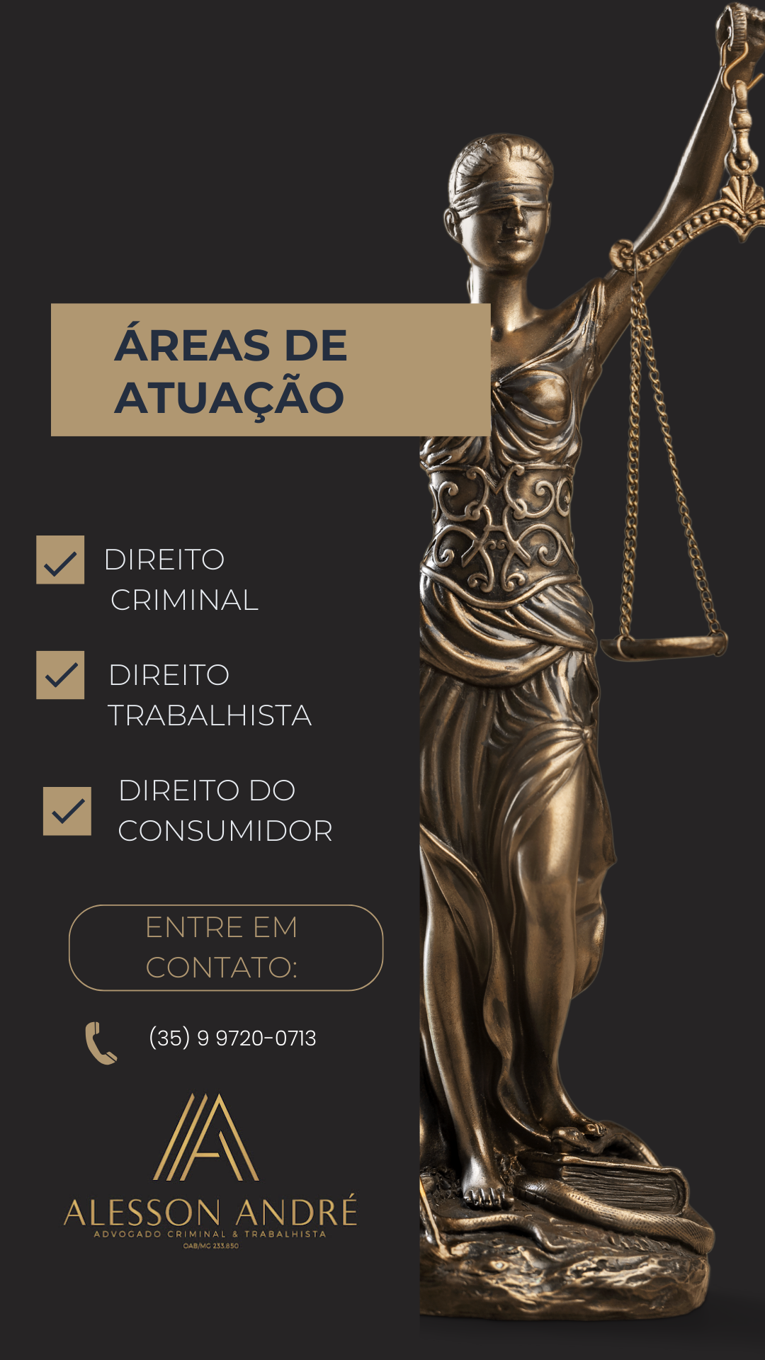 Alesson André -  Advogado Trabalhista e do Direito do Consumidor