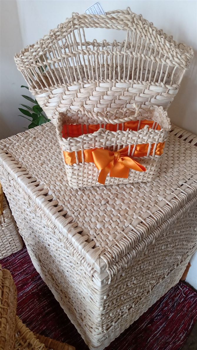 Lindas peças de cestaria!