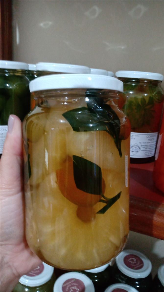 Delicioso doce de abacaxi você encontra aqui na Associação!