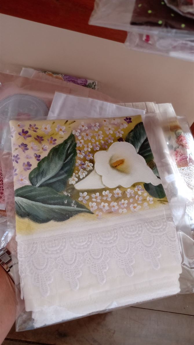 Toalha de lavabo!