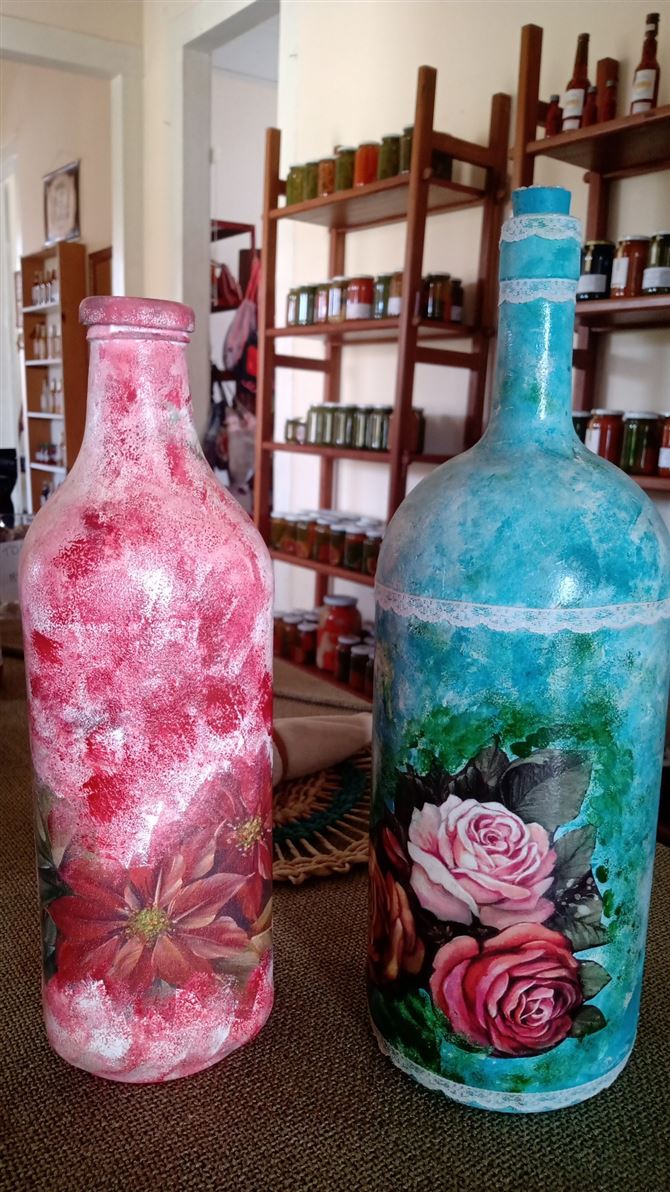 Garrafas decoradas 