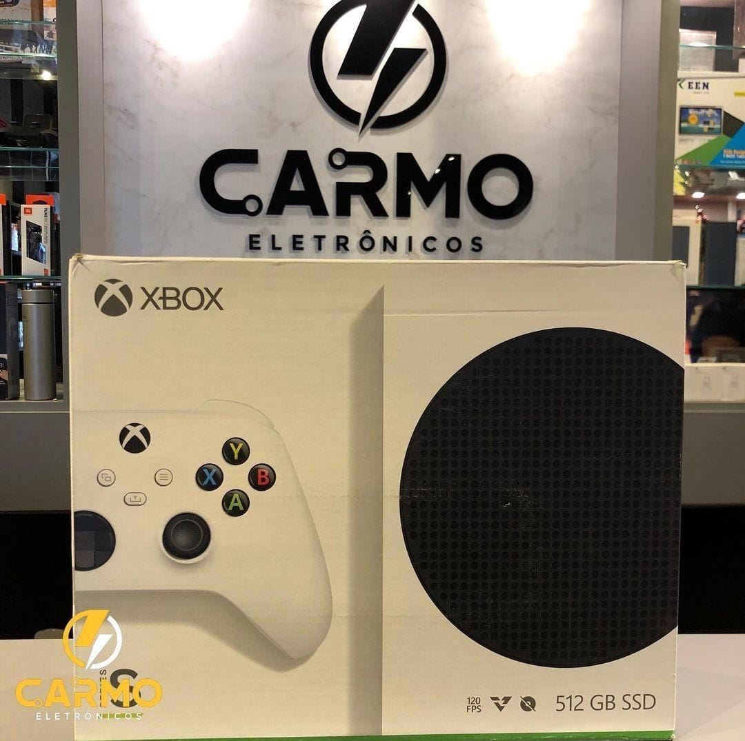 Pronto para ação!? Chegou reposição do vídeo game XBOX ONE SERIES S! Apenas R$2.300,00 à vista (Dinheiro ou PIX) ou 12 x R$215,00 no cartão de crédito! *Oferta válida até 11/10/2022