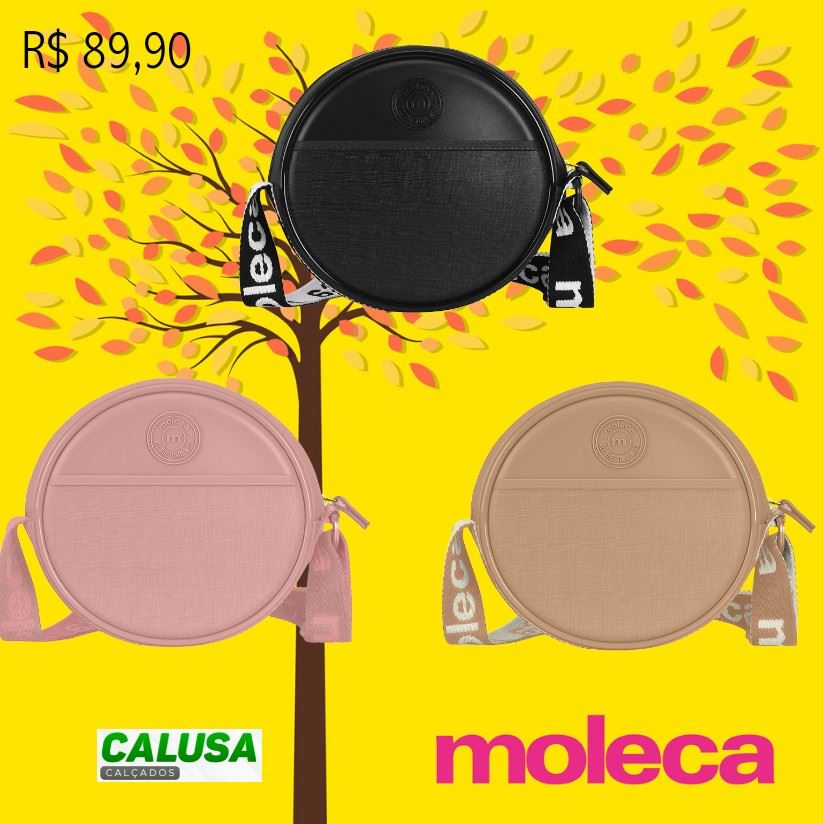 Novidades Moleca na Calusa Calçados.