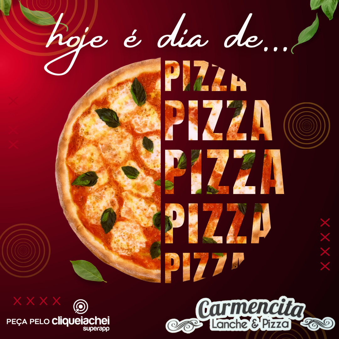JÁ PEDIU SUA PIZZA?