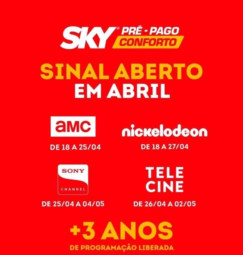 Corre para aproveitar o sinal aberto sem pagar Nada 🏃‍♀️

É só esse mês de abril.