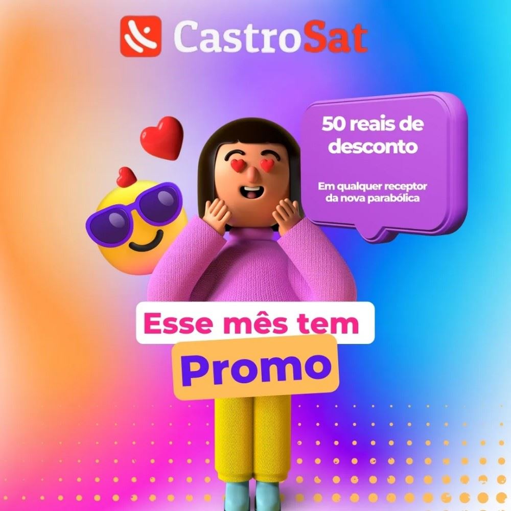 Correeee!!!
Não perca tempo de presentear sua mãe. 
Sao 50,00 de desconto em qualquer aparelho da Nova Parabólica. 