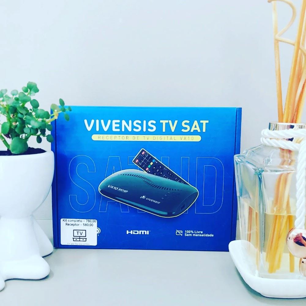 Na promoção o receptor sai de 550,00 para 500,00.
