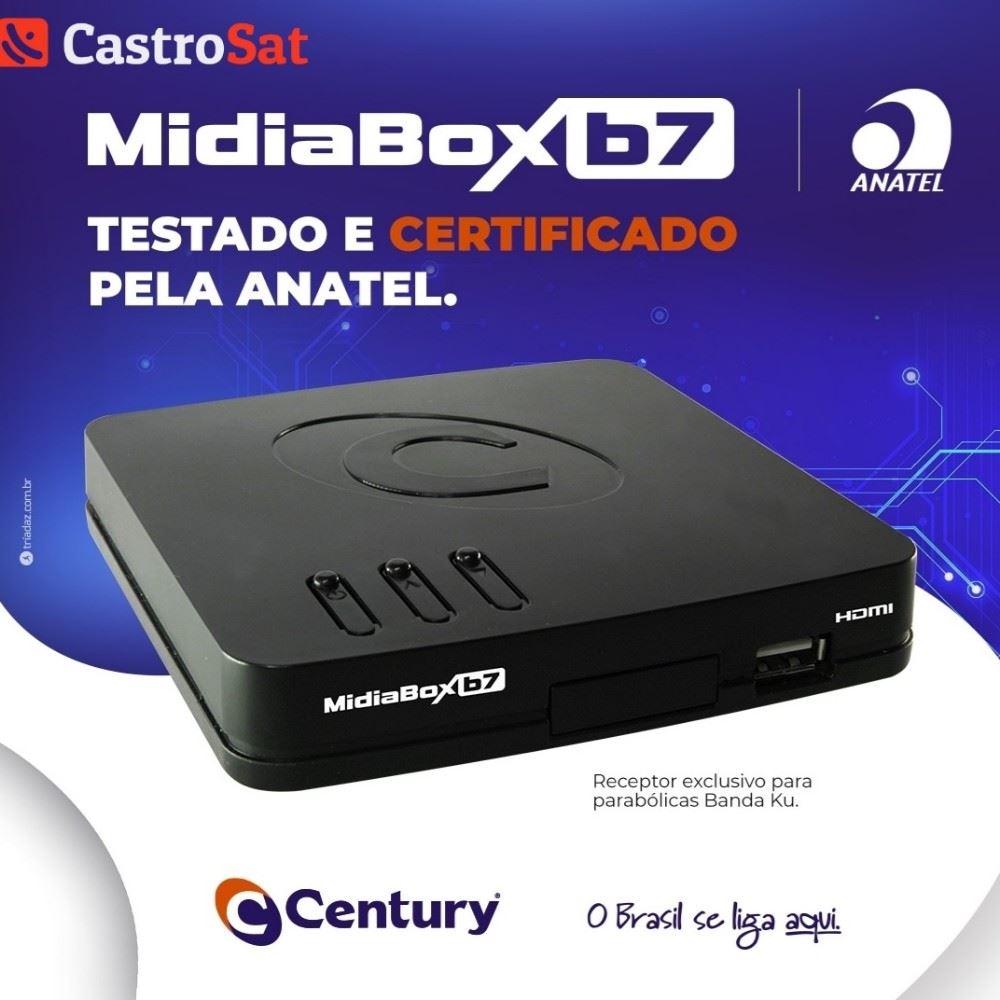 Tenha em sua casa a garantia de um produto de qualidade.
Nova Parabólica Century é sinônimo de tecnologia e inovação. 
