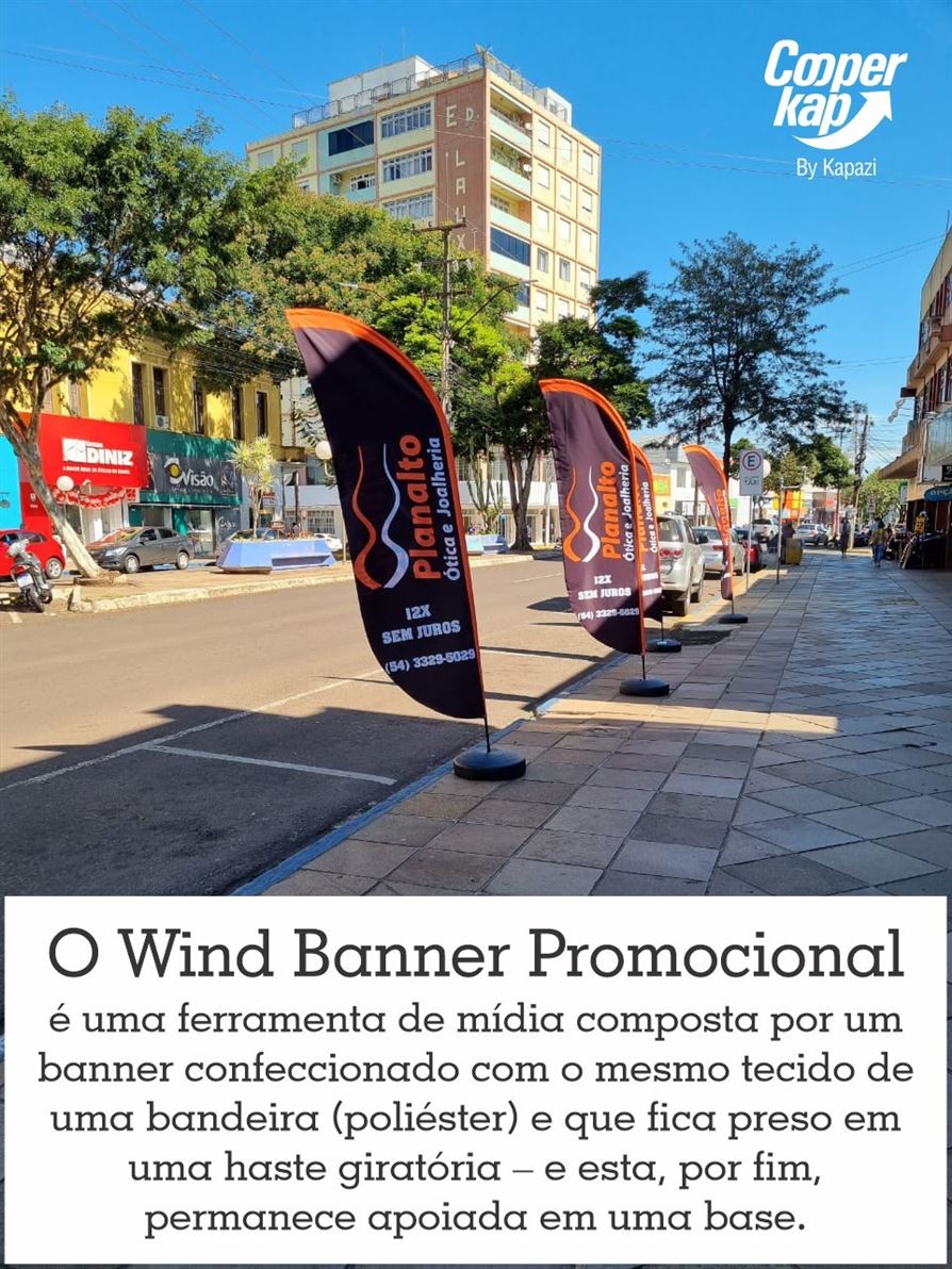 O Wind Banner Promo Kap tem o objetivo de expor sua marca simples e prática.
O produto é totalmente personalizado e possui alta resistência e durabilidade. É versátil e fácil de montar, sendo uma ótima opção portátil para divulgar seu negócio.
(35) 99822-4565 Whatsapp
Leandro Teixeira