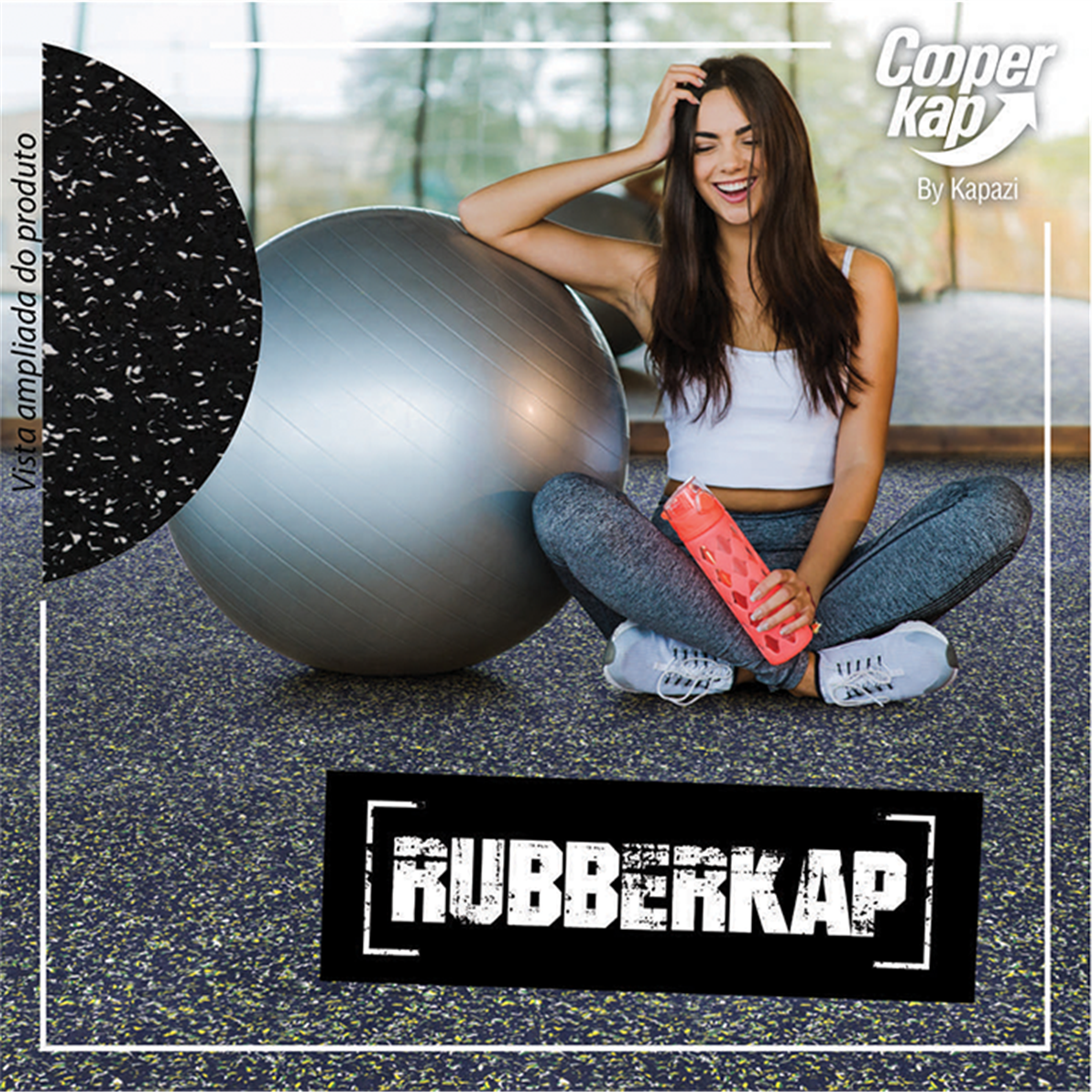 Você já conhece a linha RubberKap? Os pisos são de borracha expandida isolante e antiderrapante. Eles possuem alta absorção de impacto e são ideais para áreas secas ou molhadas com grande fluxo de movimentação, como:
? Academias
? Rampas
? Piscinas
? Playgrounds