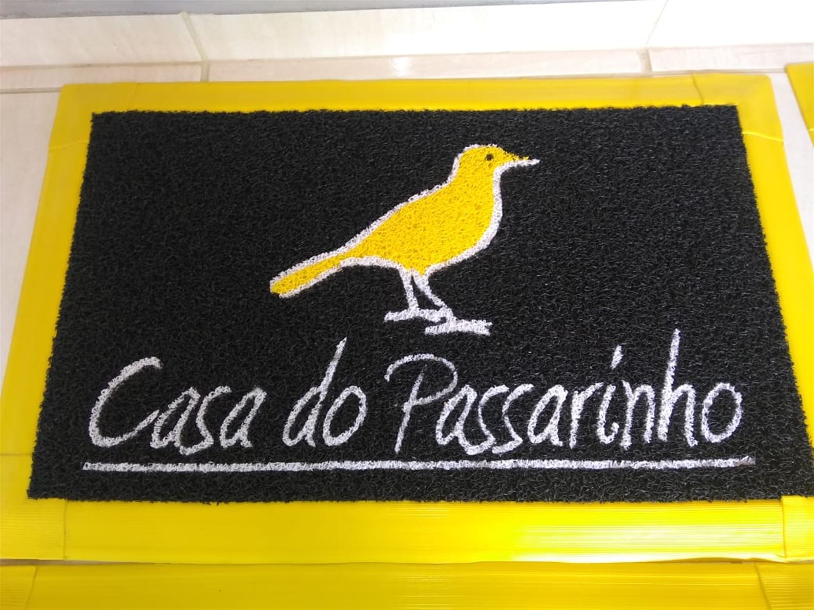 Tapete Personalizados Vulcanizados - Ideal para limpeza dos pés e absorvição de poeiras