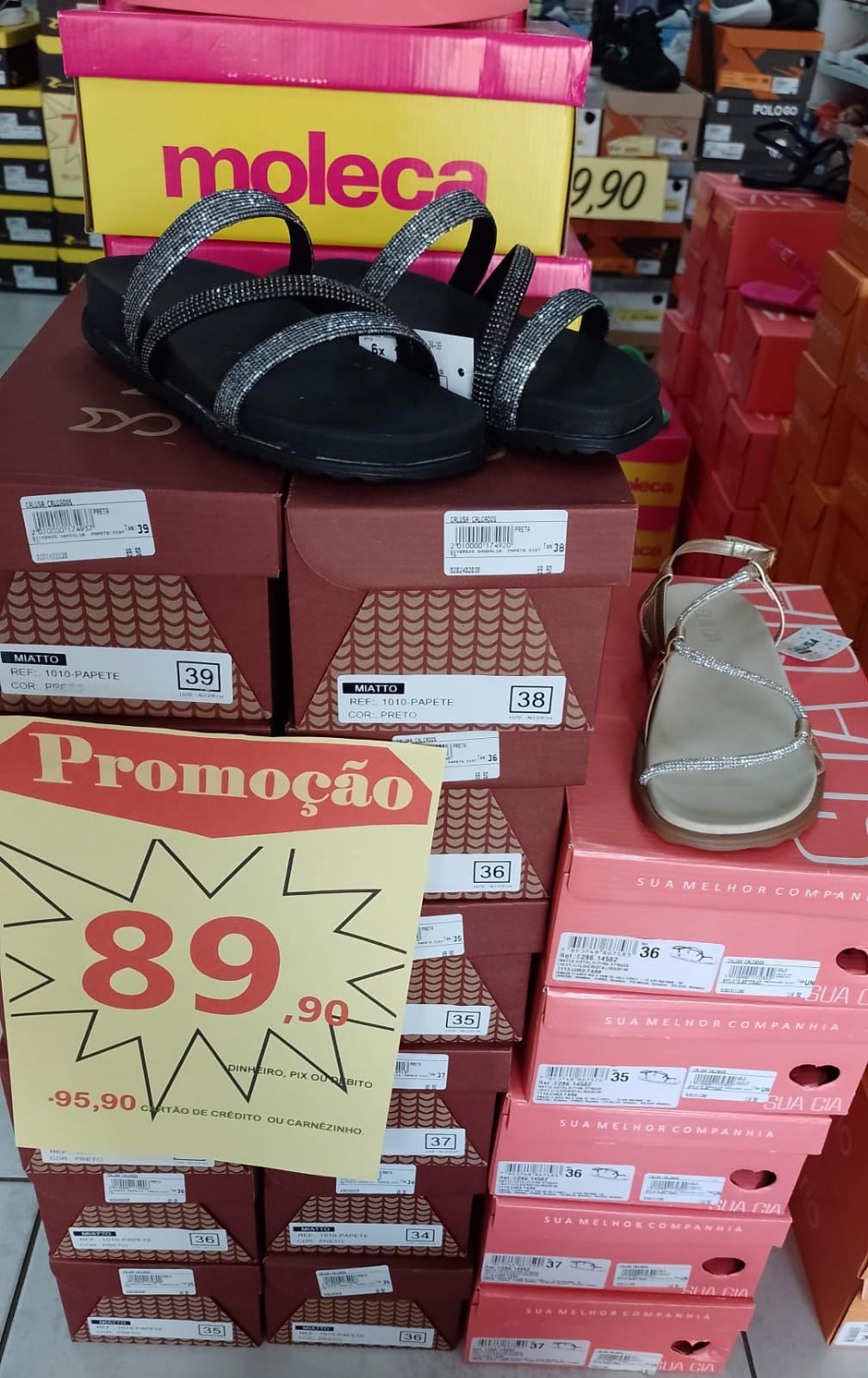 Promoção na Calusa Calçados