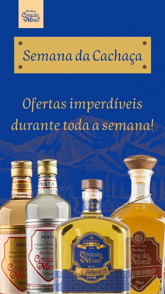 Semana da Cachaça a loja estará com muitas ofertas! 