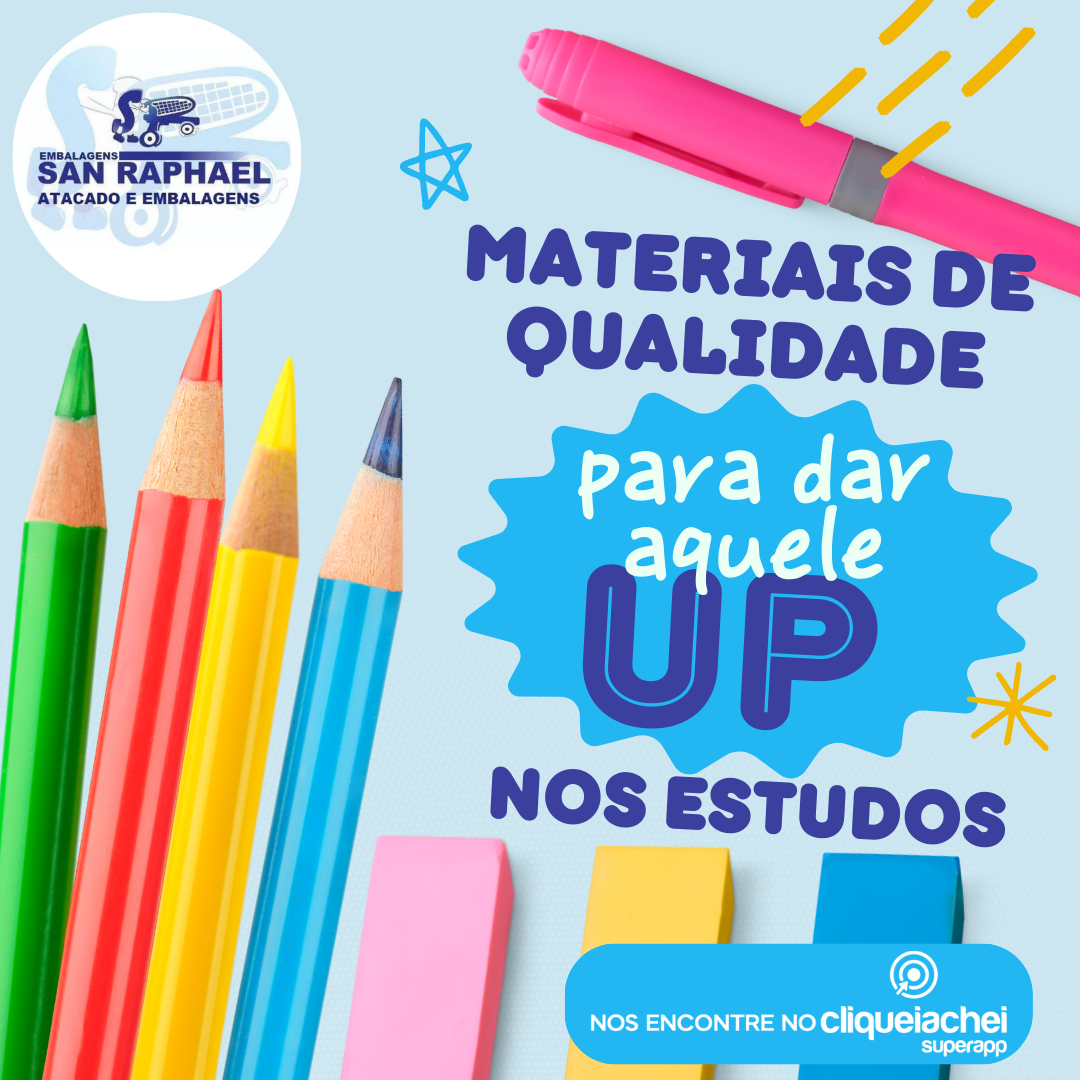 Ta na hora de renovar os seus materiais escolares? Aqui você encontra os melhores!