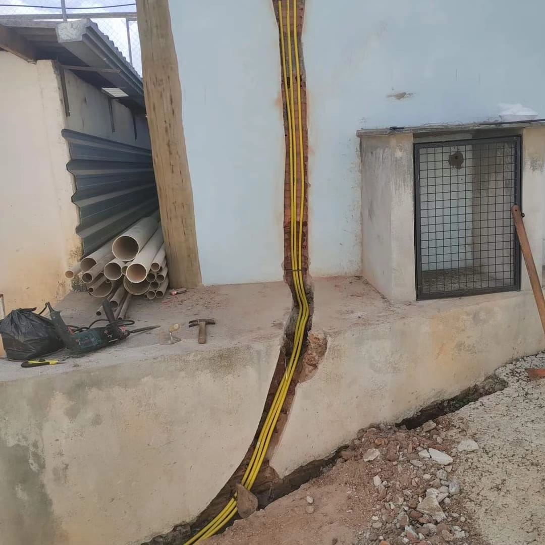 Tubulação de gaz de cozinha