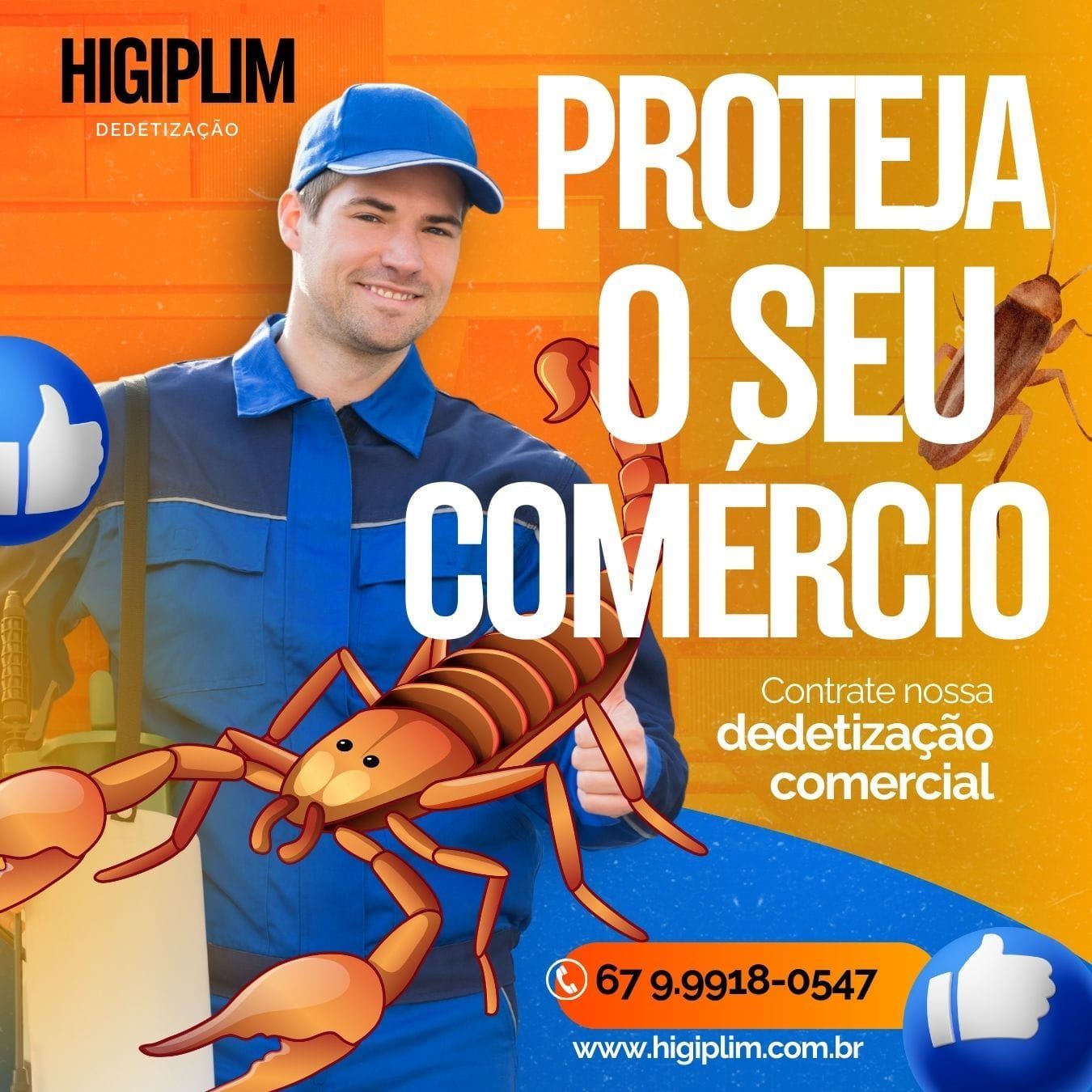 Dedetizadora Higiplim em Inocencia MS