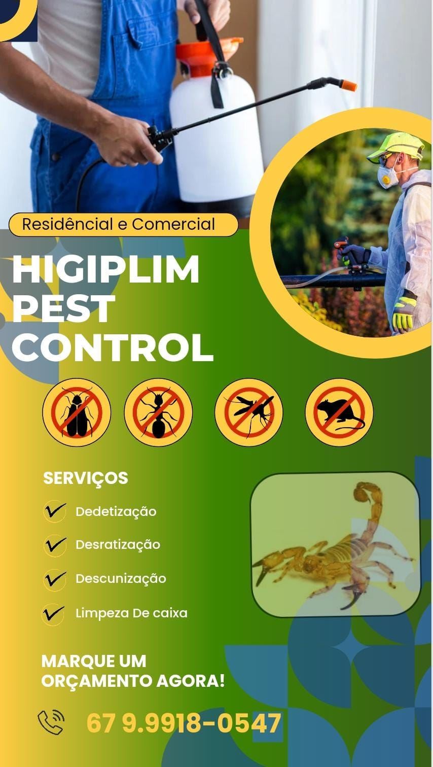 Dedetizadora Higiplim em Inocencia MS