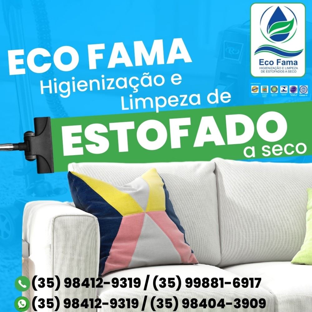 Com a chegada do Inverno é a hora de ter cuidados extras com os estofados, devido a casa ficar fechada e úmida o acúmulo de ácaros aumentam causando danos a nossa saúde. Esses são responsáveis por 90% das doenças respiratórias. 

Os principais tipos de alergia respiratórias, que costumam aumentar no Inverno, são rinite, asma, bronquite e sinusite. 

Manter a higienização do sofá, colchão e tapete é fundamental para evitar os ácaros, fungos, vírus, pó doméstico  e bactérias, mas cuidado, somente a ECO FAMA possui os equipamentos que eliminam esses alérgenos dos estofados e do ambiente. 

Evite alergias respiratórias no inverno chame a ECO FAMA higienização e limpeza de estofados a seco. 

(35) 98412-9319 / (35) 98404-3909 / (35) 99881-6917

Atendimento em Alfenas e região, sem taxas de deslocamento
