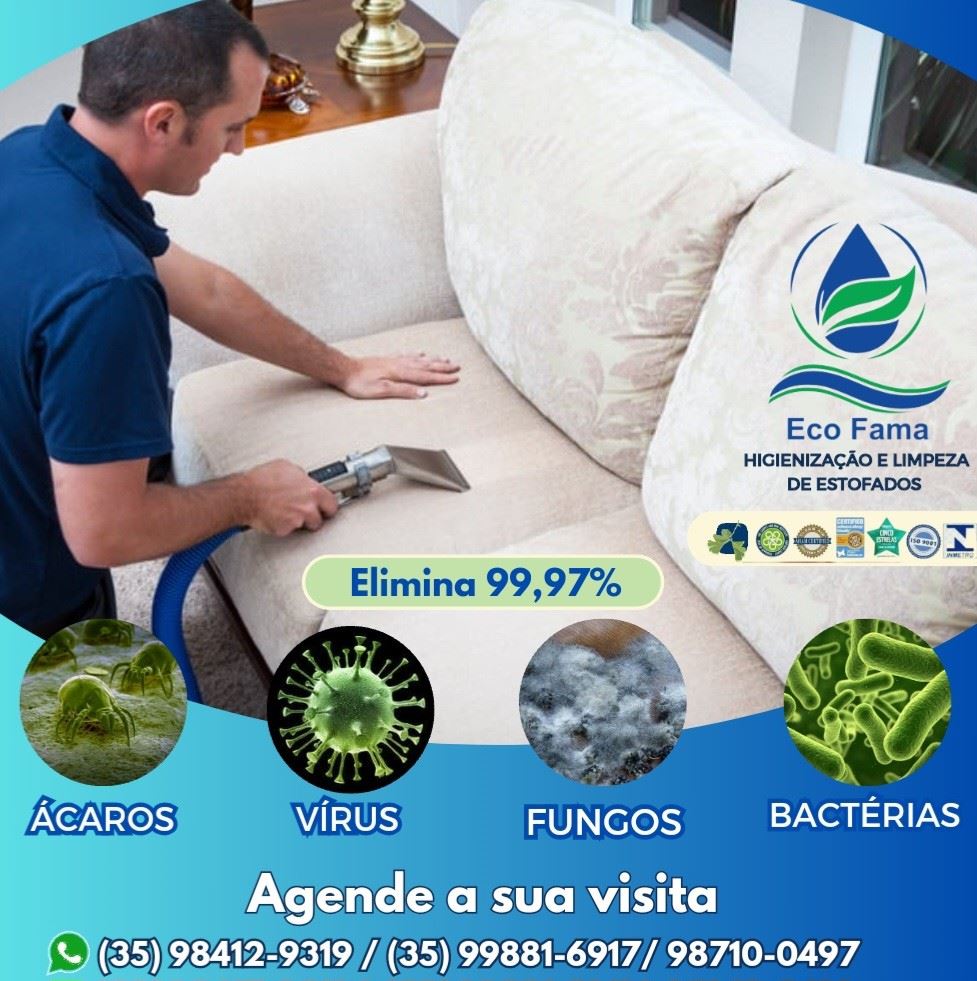 ECO FAMA HIGIENIZAÇÃO E LIMPEZA DE ESTOFADOS A SECO

Manter sua família protegido das alergias respiratórias e cutânea é o nosso objetivo. 

Removemos 99,97% dos ÁCAROS, VÍRUS, FUNGOS, PÓ DOMÉSTICO E BACTÉRIAS. Responsáveis por 90% das nossas alergias. 

Agende a sua visita agora mesmo
(35) 98412-9319 / (35) 99881-6917 / (35) 98710-0497

ATENDIMENTO EM ALFENAS E REGIÃO.