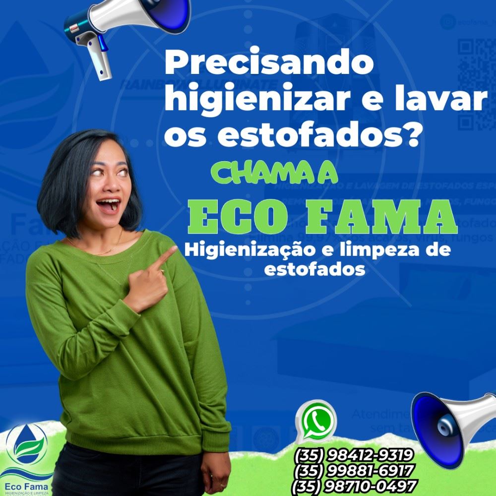 ECO FAMA HIGIENIZAÇÃO E LIMPEZA DE ESTOFADOS A SECO

Manter sua família protegido das alergias respiratórias e cutânea é o nosso objetivo. 

Removemos 99,97% dos ÁCAROS, VÍRUS, FUNGOS, PÓ DOMÉSTICO E BACTÉRIAS. Responsáveis por 90% das nossas alergias. 

Agende a sua visita agora mesmo
(35) 98412-9319 / (35) 99881-6917 / (35) 98710-0497

ATENDIMENTO EM ALFENAS E REGIÃO.