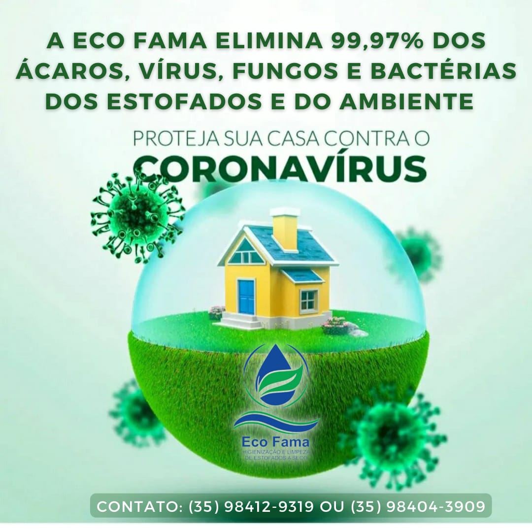 Agora a ECO ENSABOARE ALFENAS E REGIÃO  É  ECO FAMA HIGIENIZAÇÃO E LIMPEZA DE ESTOFADOS  A SECO.

MUDAMOS APENAS O NOME.

 QUALIDADE, TECNOLOGIA E PROFISSIONALISMO SÃO  OS MESMOS. 

ECO FAMA HIGIENIZAÇÃO E LIMPEZA DE ESTOFADOS  A SECO O MELHOR SISTEMA DE LIMPEZA E HIGIENIZAÇÃO DA REGIÃO. 

CONTATO: (35) 98412-9319 OU (35) 98404-3909.

Eco Ensaboare agora é ECO FAMA
