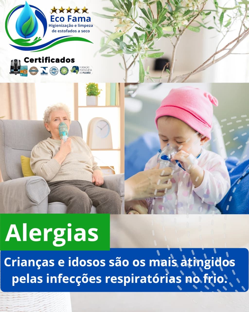 Toda medicação tem seus efeitos colaterais, o ideal é fazer uma medida preventiva. Uma das formas mais eficaz de prevenção que evita 90% das alergias RESPIRATÓRIAS e CUTÂNEAS é fazer uma higienização profunda nos estofados. A Eco Fama higienização e limpeza usa o sistema RAINBOW que elimina 99,97 % de todos os alérgenos do estofados e do ambiente. Não espere adoecer, se proteja contra alergias. Higienize seus estofados com a ECO FAMA.