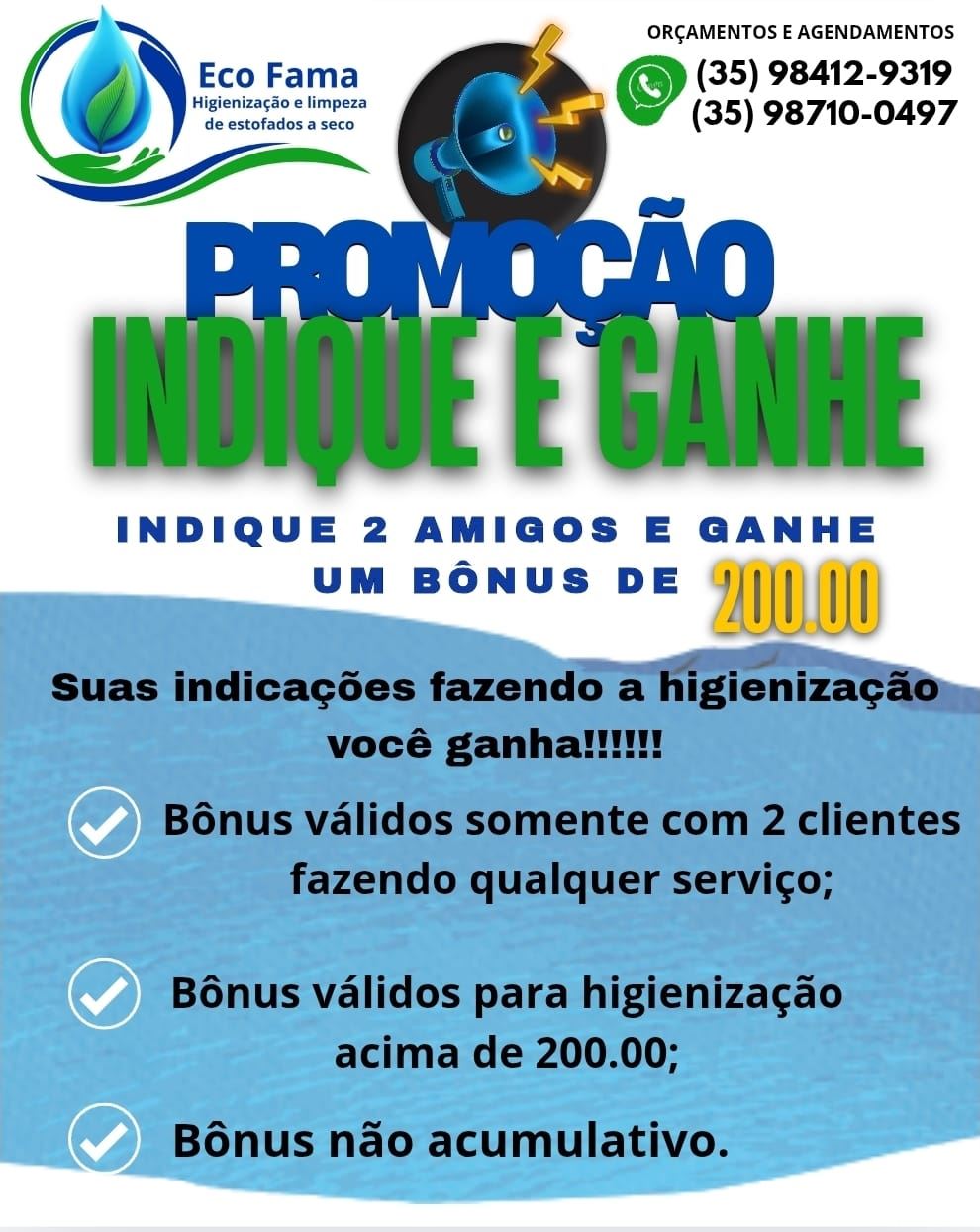 Junte seus Familiares, Parentes e amigos e agende as higienizações.