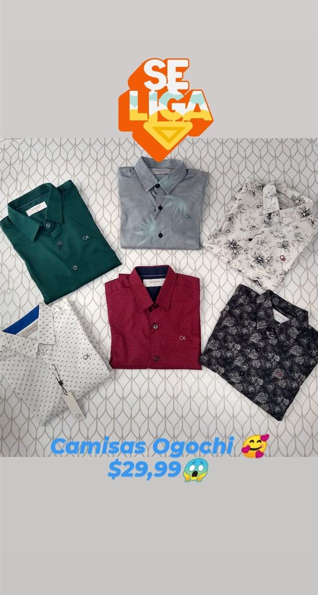 Camisas Ogochi $29,99