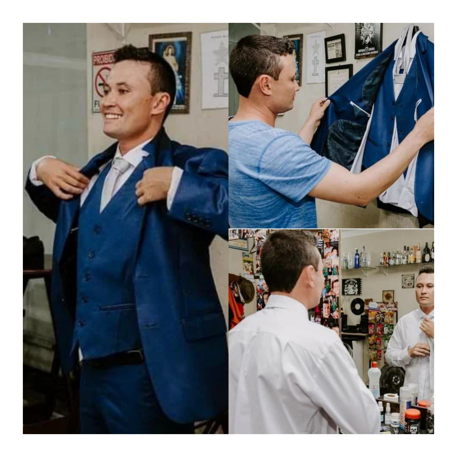 Dia do Noivo na J J Barbearia