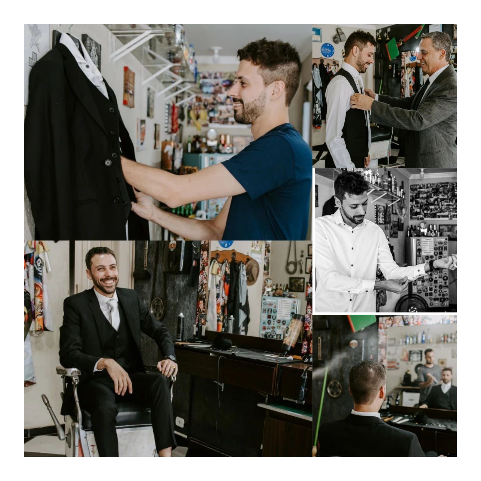 Dia do Noivo na J J Barbearia