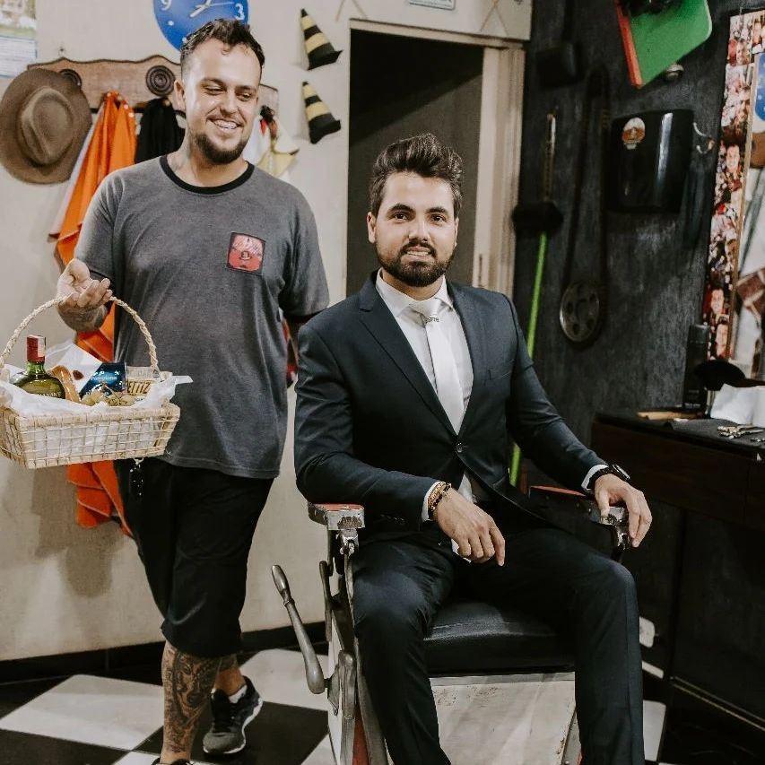 Dia do Noivo na J J Barbearia