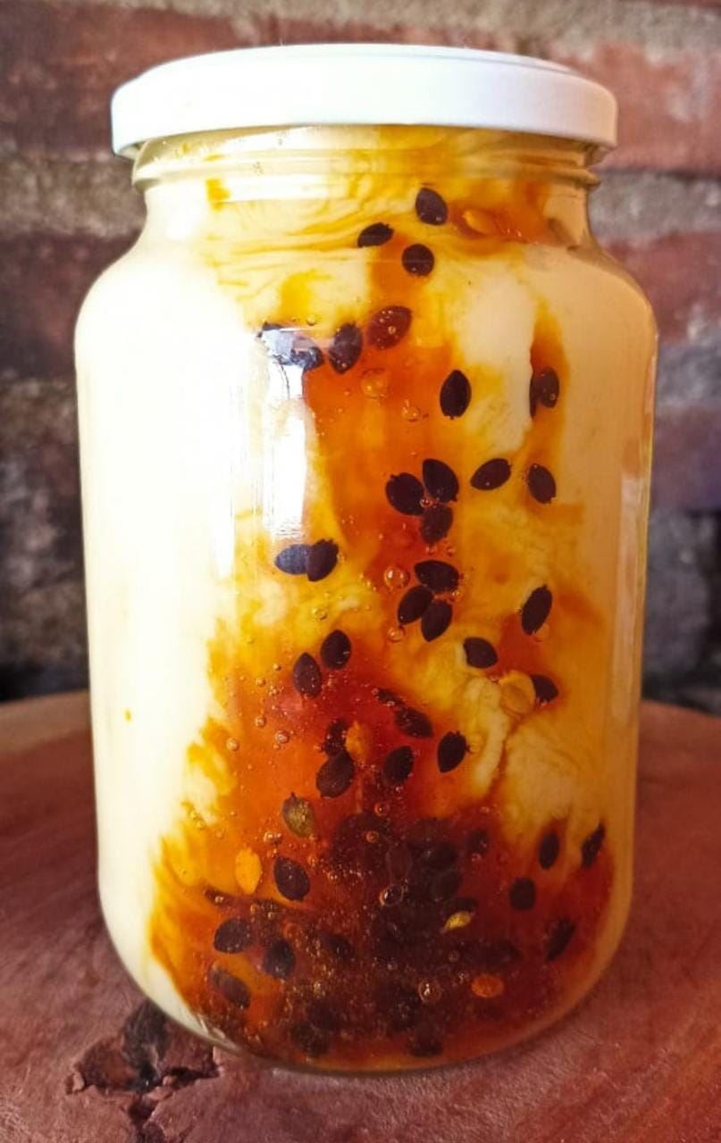 Doce de Leite com Geleia Maracujá