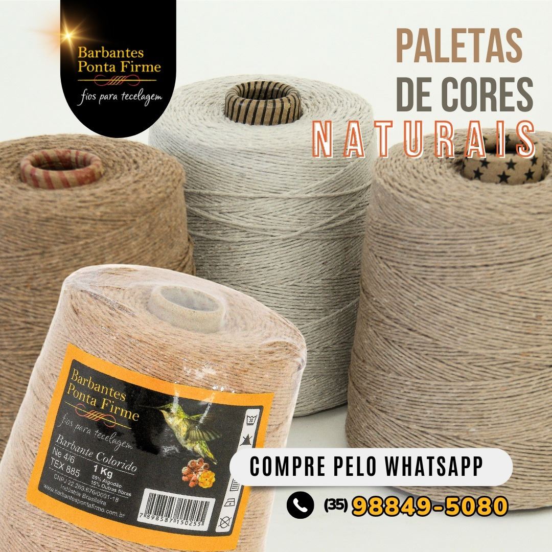 Barbantes Ponta Firme - Fios para Tecelagem