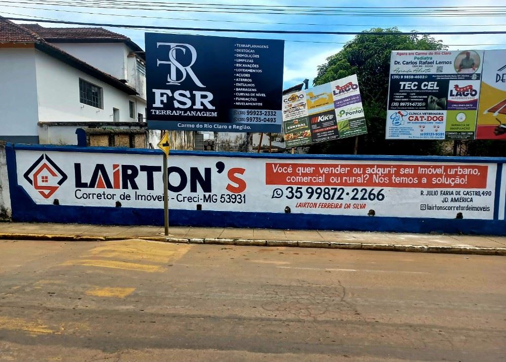 LAIRTON'S CORRETOR DE IMOVEIS CRECÍ-MG F.53931 CONTATE-NOS 35 99872 2266. 

VOCÊ QUER VENDER OU ADQUIRIR SEU IMÓVEL,URBANO-COMERCIAL-RURAL, NÓS TEMOS A SOLUÇÃO!!!