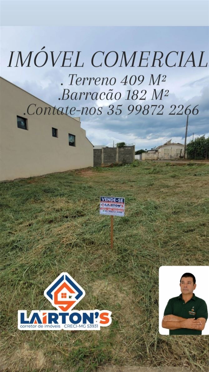 🌟 Laírton's Corretor de Imóveis - Excelência em Negócios Imobiliários! 🌟

📜 CRECI MG F53931
Especialista em:
✔️ Compra, venda e financiamento de imóveis.
✔️ Imóveis urbanos, comerciais e rurais.

🔑 Você quer vender ou adquirir o imóvel dos seus sonhos?
Nós temos a solução perfeita para você!

🏠 Por que escolher o Lairton's Corretor de Imóveis?
✅ Atendimento personalizado e transparente.
✅ Experiência no mercado imobiliário.

O corretor de imóveis sempre vê mais porque vê com CORAÇÃO. 
✅ Comprometido em realizar os seus sonhos com total segurança.

📞 Entre em contato agora mesmo!Contate-nos 35 99872 2266 
Transforme o seu sonho em realidade com quem entende do assunto.

Lairton's Corretor de Imóveis
Seu futuro começa aqui!