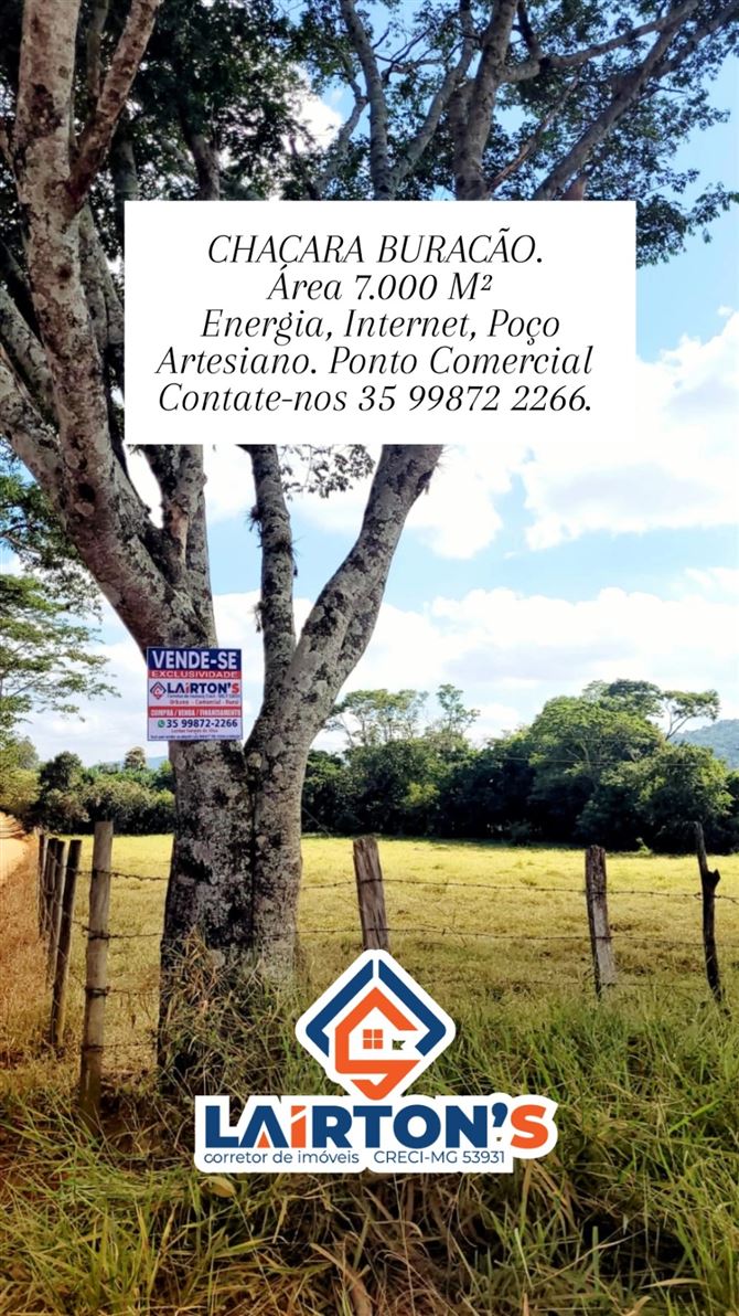 🌟 Laírton's Corretor de Imóveis - Excelência em Negócios Imobiliários! 🌟

📜 CRECI MG F53931
Especialista em:
✔️ Compra, venda e financiamento de imóveis.
✔️ Imóveis urbanos, comerciais e rurais.

🔑 Você quer vender ou adquirir o imóvel dos seus sonhos?
Nós temos a solução perfeita para você!

🏠 Por que escolher o Lairton's Corretor de Imóveis?
✅ Atendimento personalizado e transparente.
✅ Experiência no mercado imobiliário.

O corretor de imóveis sempre vê mais porque vê com CORAÇÃO. 
✅ Comprometido em realizar os seus sonhos com total segurança.

📞 Entre em contato agora mesmo!Contate-nos 35 99872 2266 
Transforme o seu sonho em realidade com quem entende do assunto.

Lairton's Corretor de Imóveis
Seu futuro começa aqui!