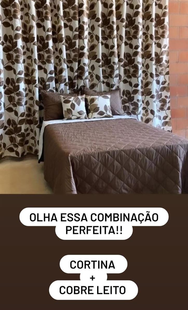 Kit cobre leito 5 peças casal R$300,00
Cortina linhão 3 m R$400,00