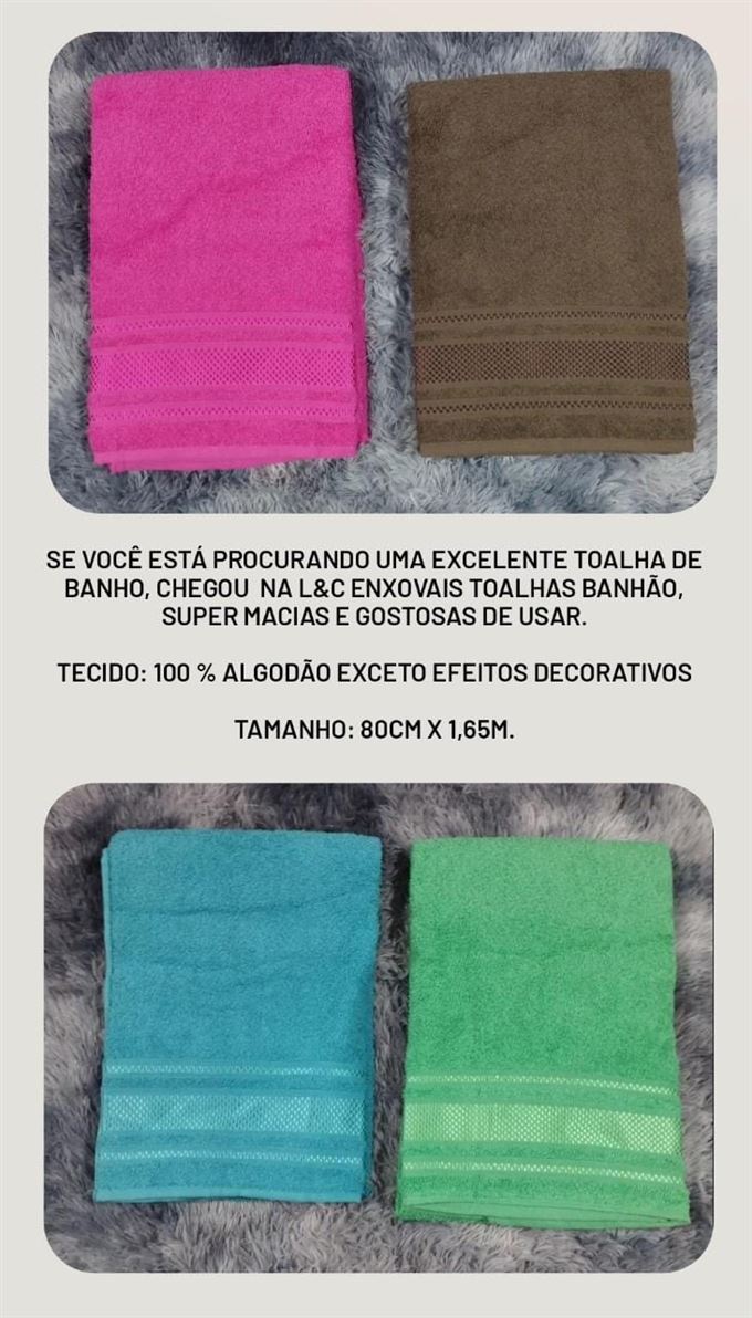 Toalha diamante . 
R$59,00