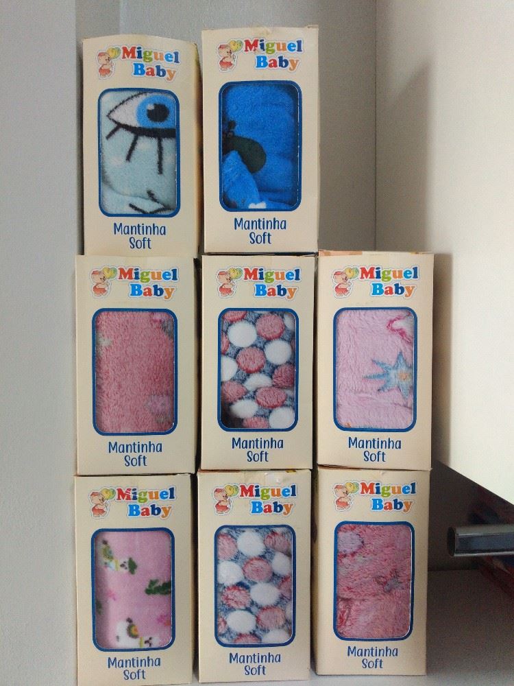 Mantinhas de bebê. 