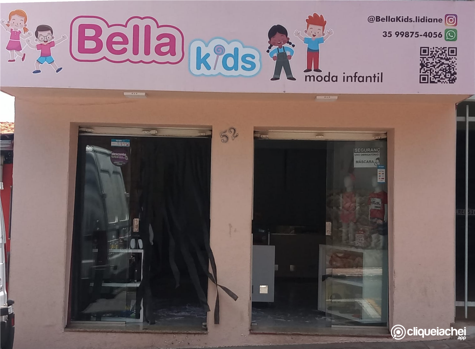 Moda Infantil em Passos, MG é Bella Kids.