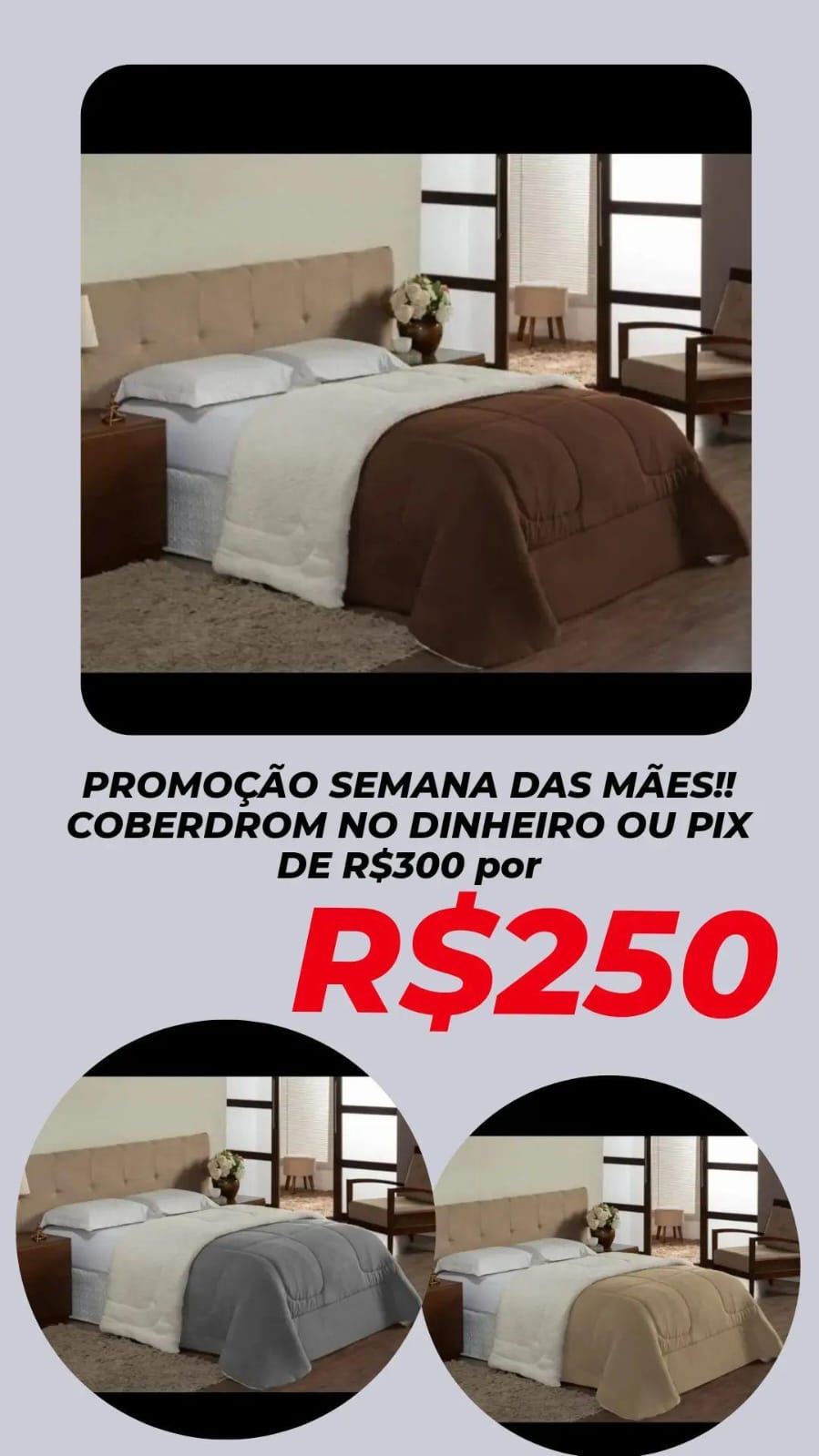 Grande promoção de Dia das Mães!